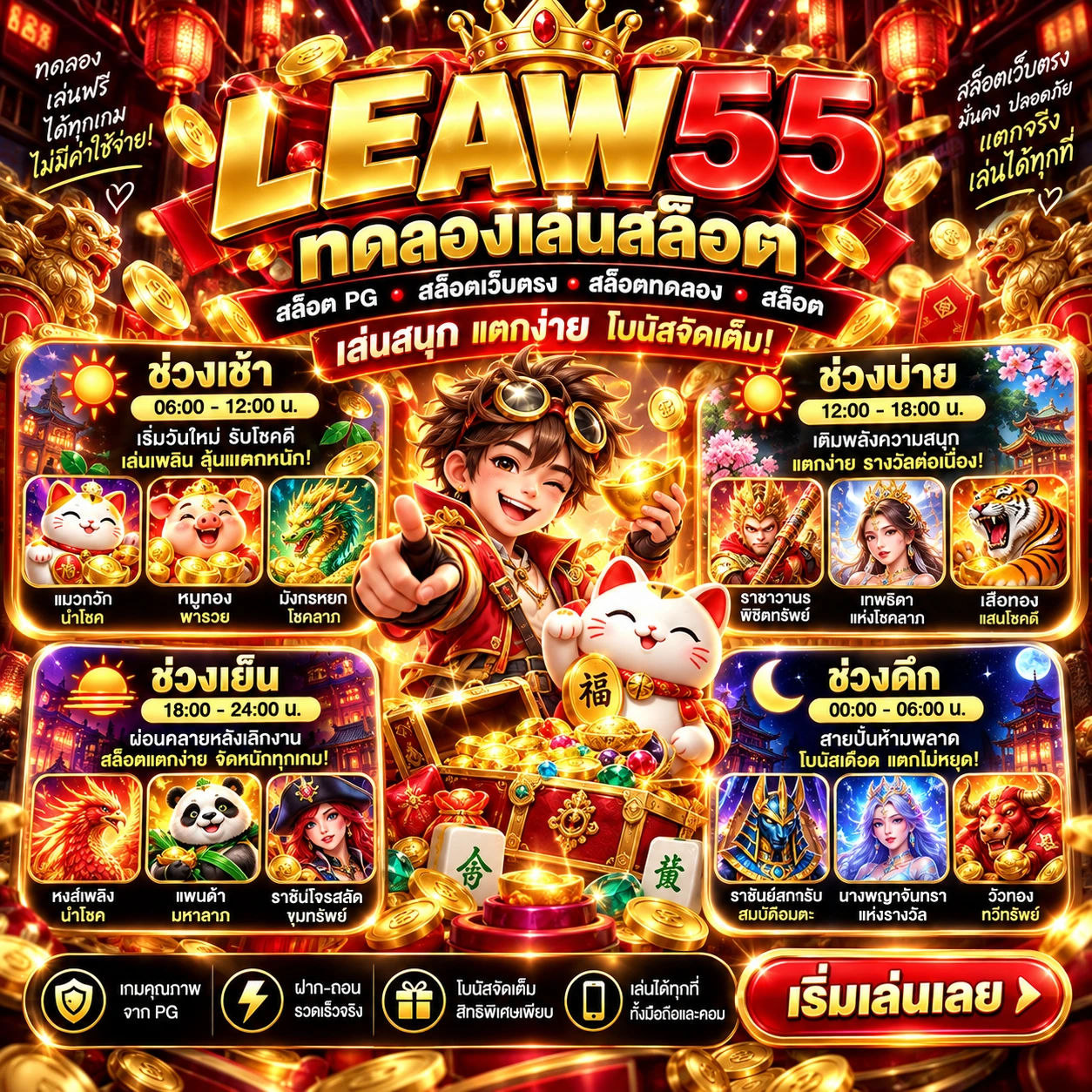 ทดลองเล่นสล็อต